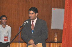 Mr Kaustubh Bodhankar, Deputy CEO,
GIIS speaking at the award ceremony