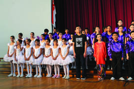 A special performance at Bedok Green Primary School