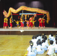 Dragon dance show