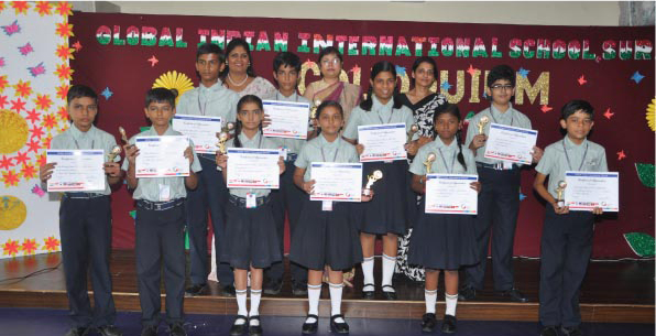 Winners of Colloquium at Global Indian International School