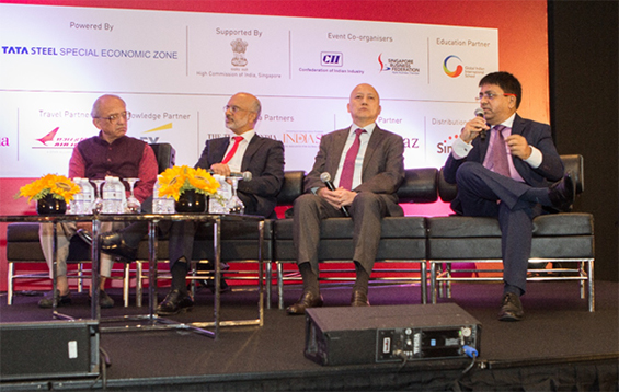 Mr Atul Temurnikar spoke on skills in India during the panel discussion