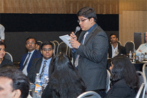 Another student from GIIS Queenstown Campus Ravikiran asked panellists about the banking sectors in India