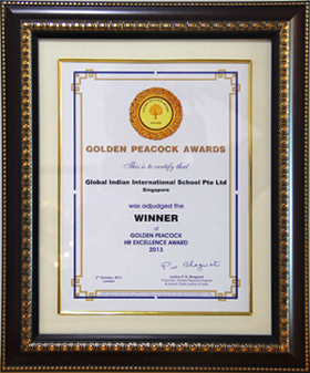 Certificate - Golden Peacock HR Excellence Award 2013