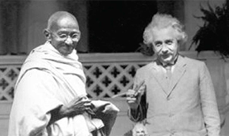 Gandhi & Einstein