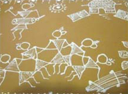 Students of GIIS Surat learnt to paint the age-old art of the warli tribe