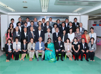 Delegates from the Association of Tokyo Boards of Education, Group 2 with Ms Sambathrajan