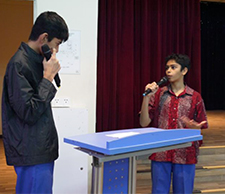 Dave Singh Gendeh (CLS8) and Davin Singh Gendeh (CMS10) were the MC@aps@s for the day.