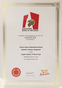 Certificate from Singapore Book of Records