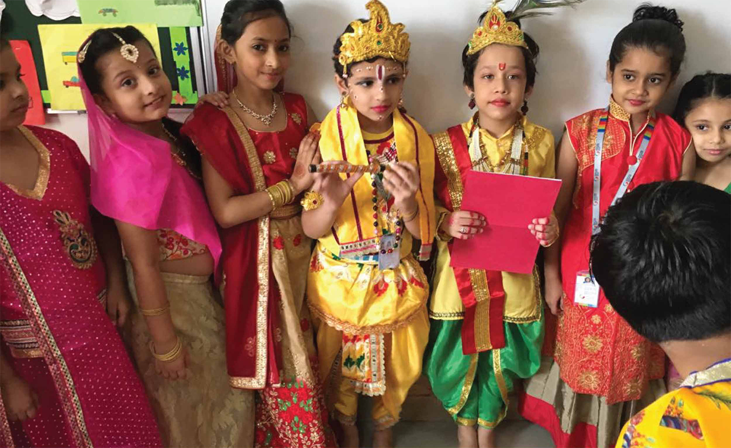 Students Perform Various Dances And Acts During Lord Krishna’S Birthday