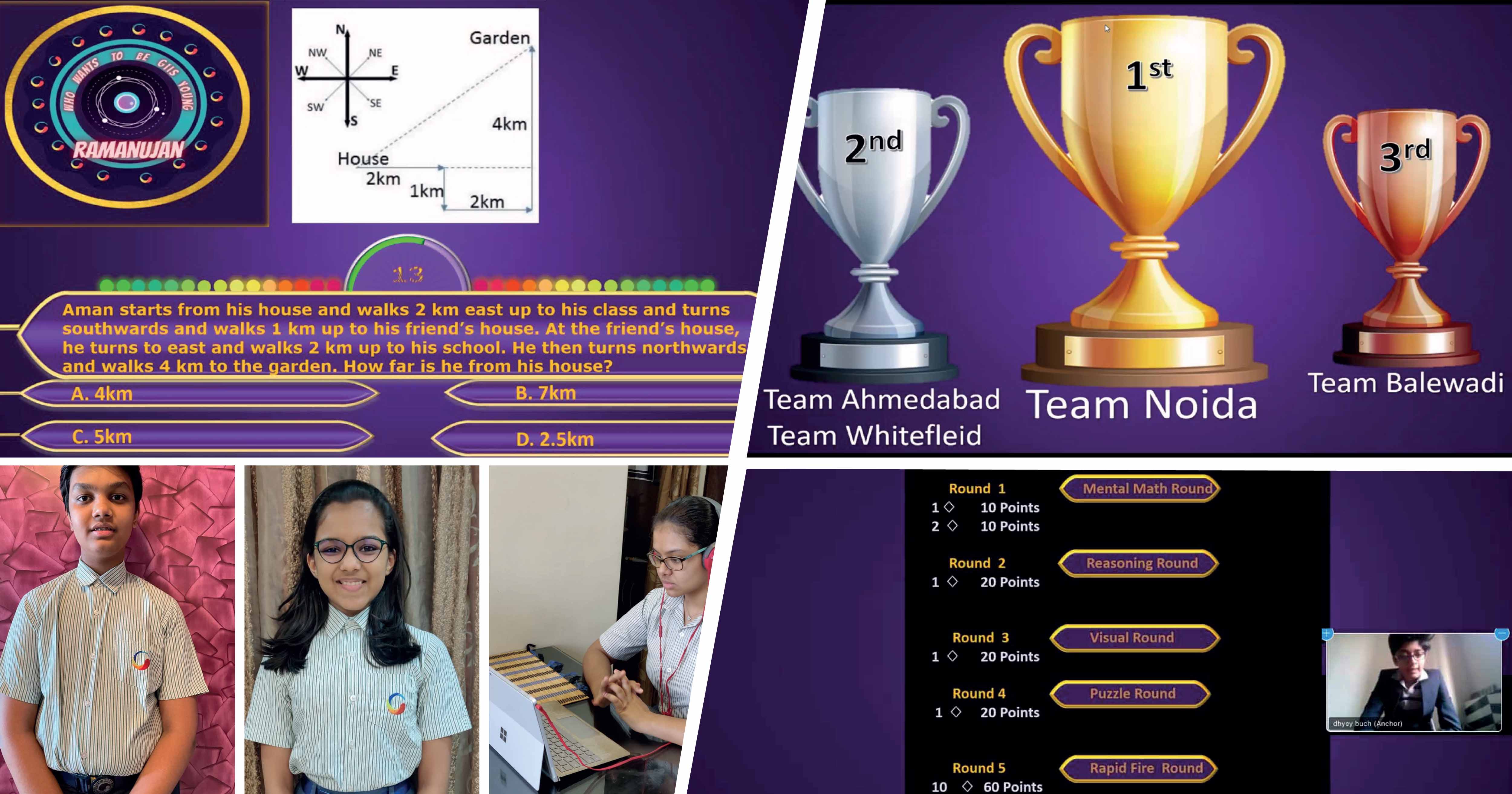 Ramanujan quiz competition 2020_ GIIS Balewadi
