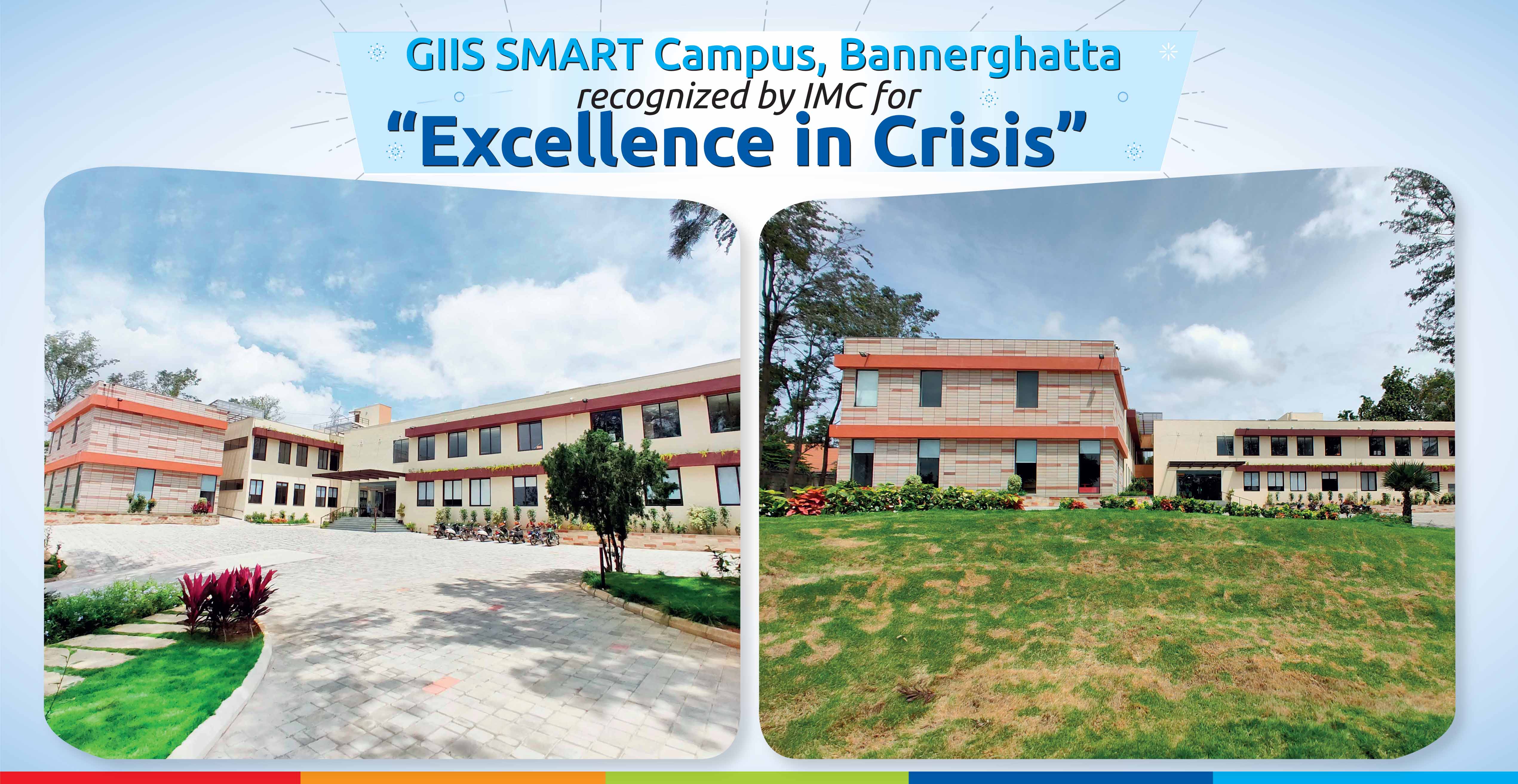 IMC RBNQA award for Excellence in Crisis for GIIS Bannerghatta