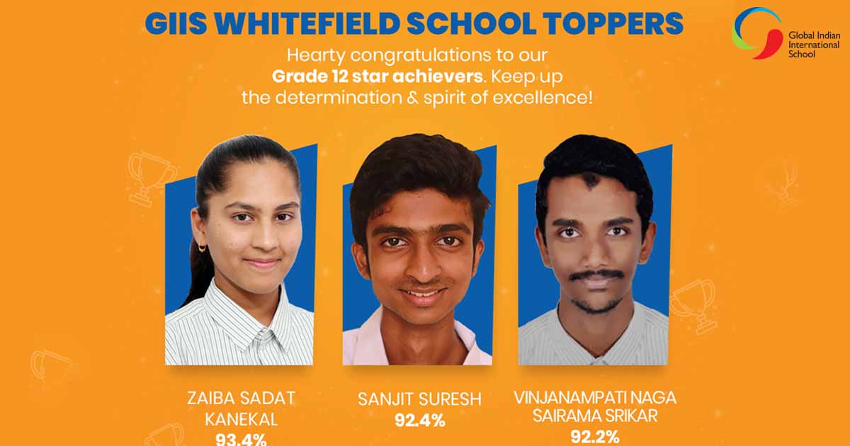CBSE Grade 12 Results_GIIS Whitefield