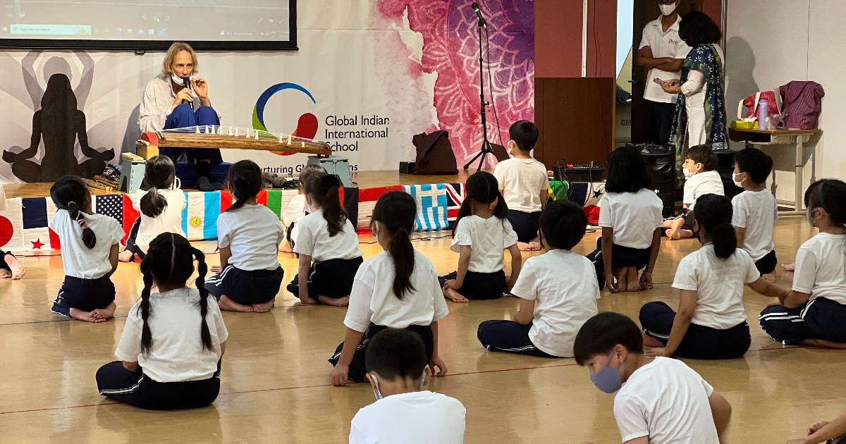 GIIS Tokyo students celebrated their 8th International Day of Yoga