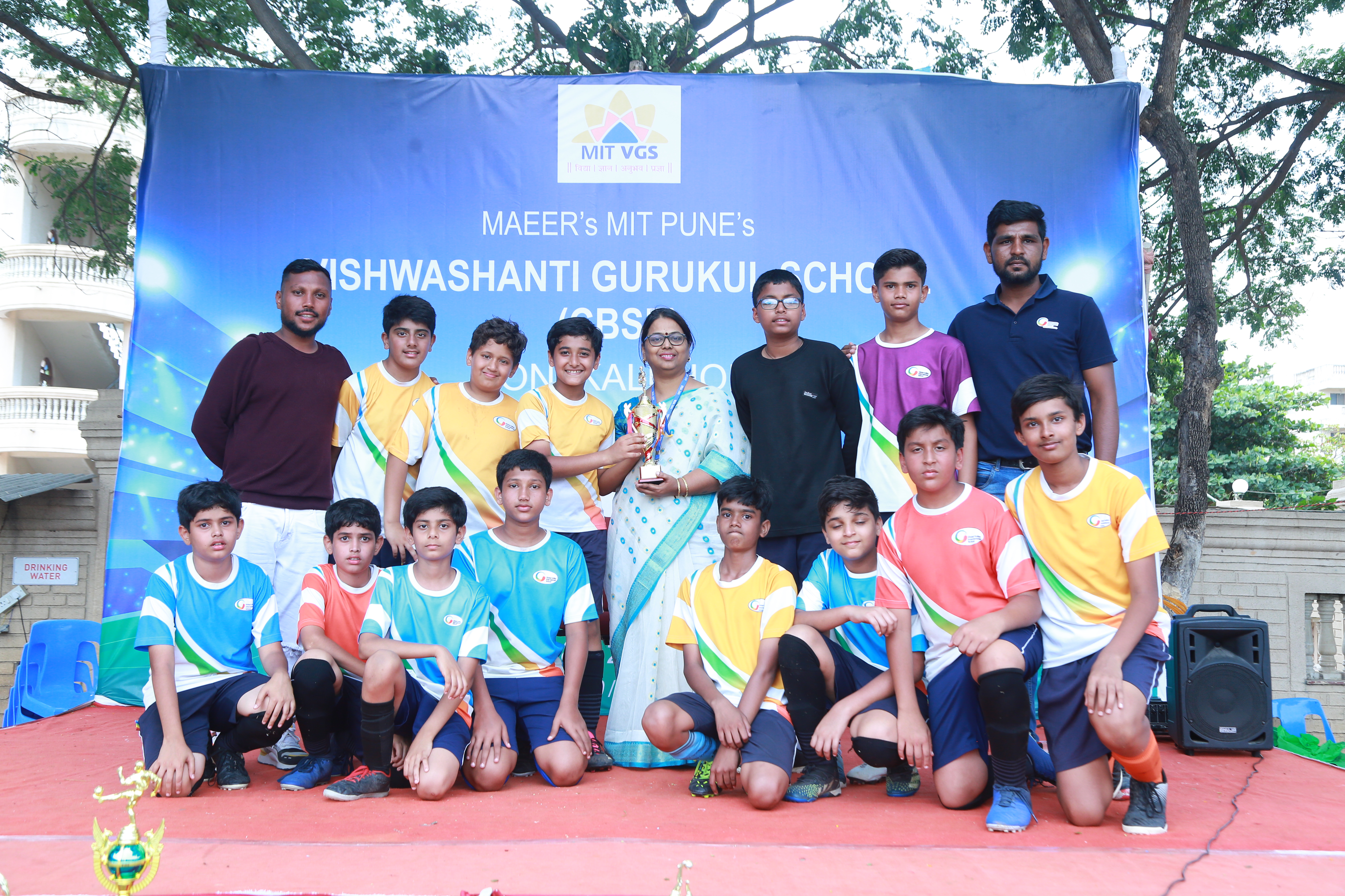 GIIS Hadapsar wins the runner-up trophy in inter school Monsoon Soccer Championship 2023 