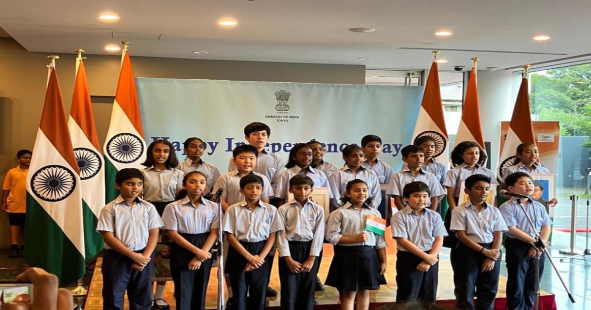 GIIS Tokyo Students Celebrate Indian Independence Day with Enthusiasm at the Indian Embassy of Japan
