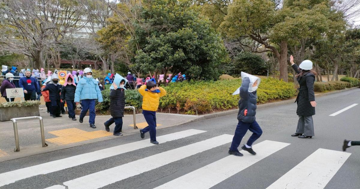 GIIS Tokyo students participate in routine earthquake drills 