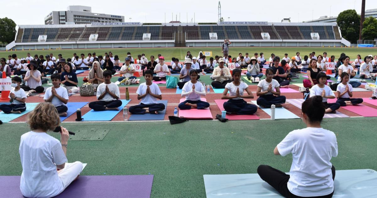 GIIS Tokyo Nishi Kasai Campus celebrates the 7th GIIS International Day of Yoga