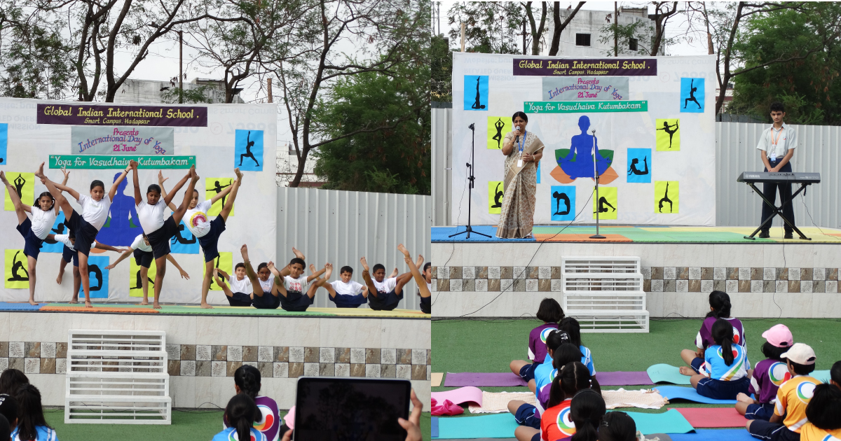 Giis Hadapsar Celebrated World Music And International Yoga Day Dipped