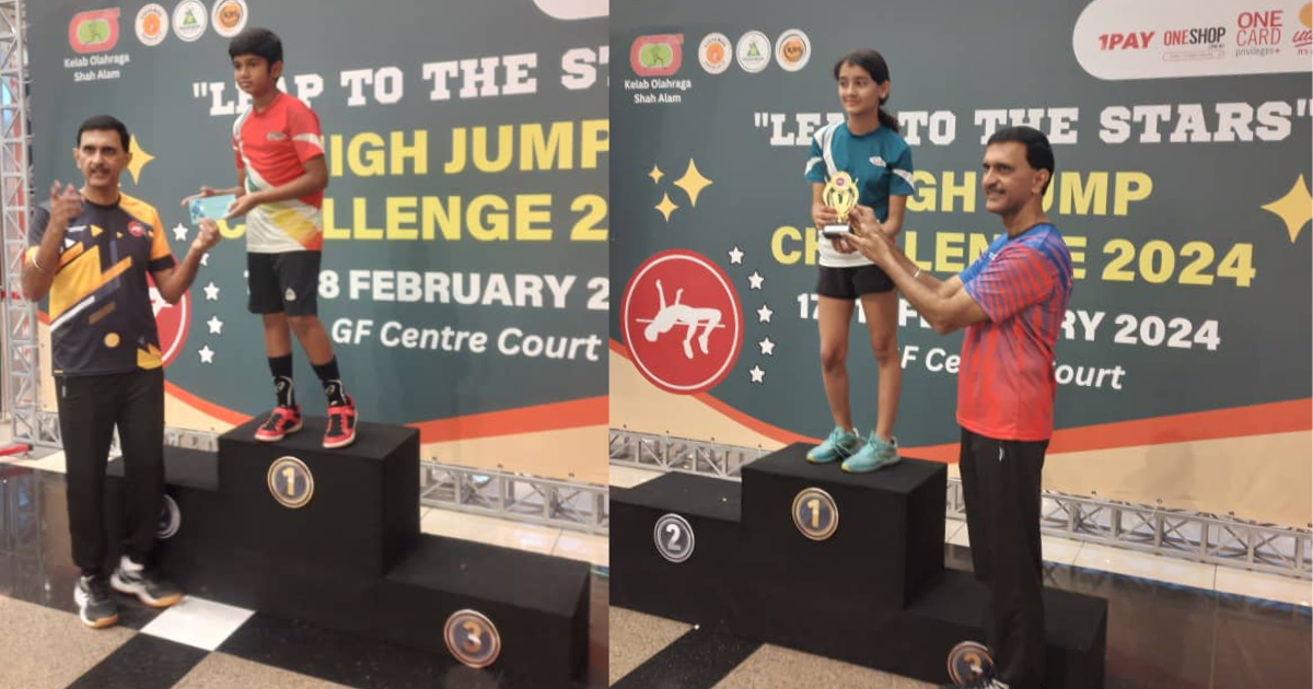 Gold & Glory: GIIS KL's Students Triumph in Vertical Box Jump
