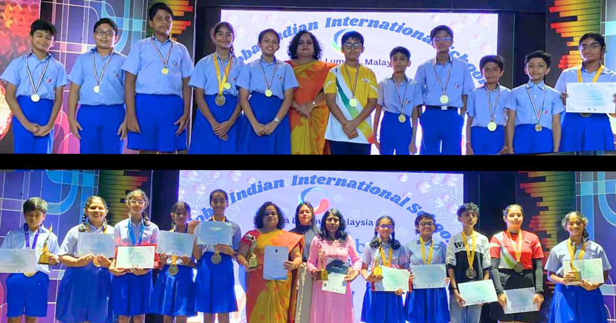 GIIS KL Students Excel in Rangotsav International Art Competition