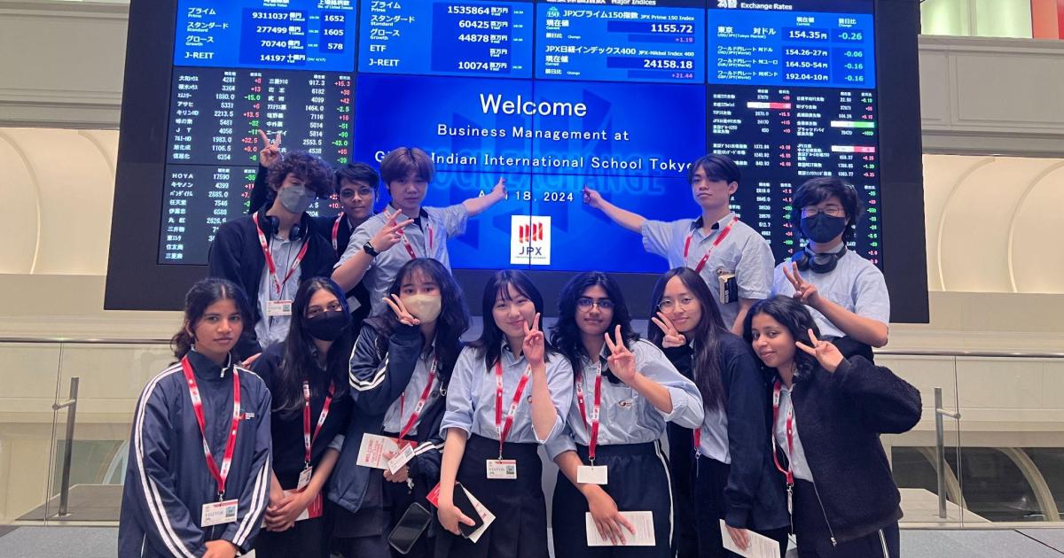 GIIS Tokyo Students Explore the Tokyo Stock Exchange