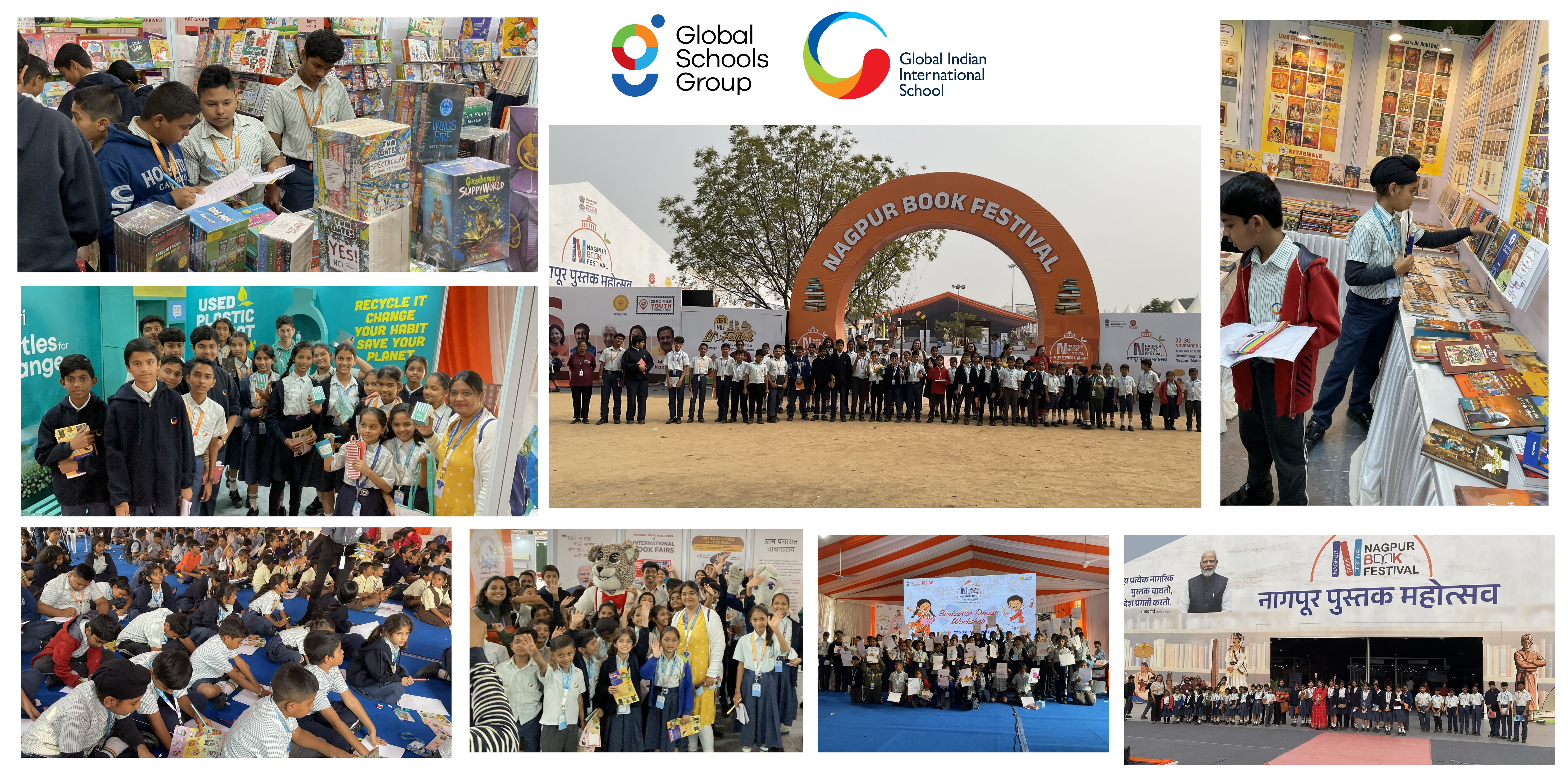 GIIS Nagpur Students Visit the Nagpur Book Festival 