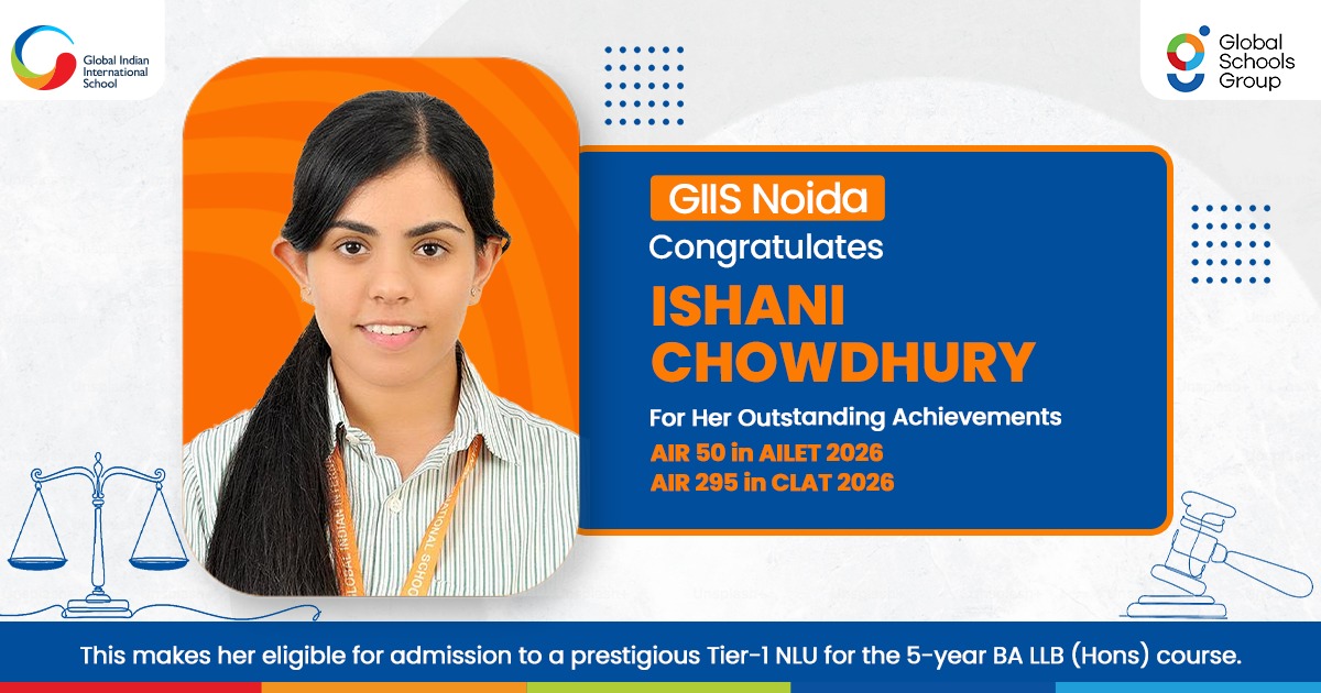 GIIS Noida Student Shines in CLAT 2026