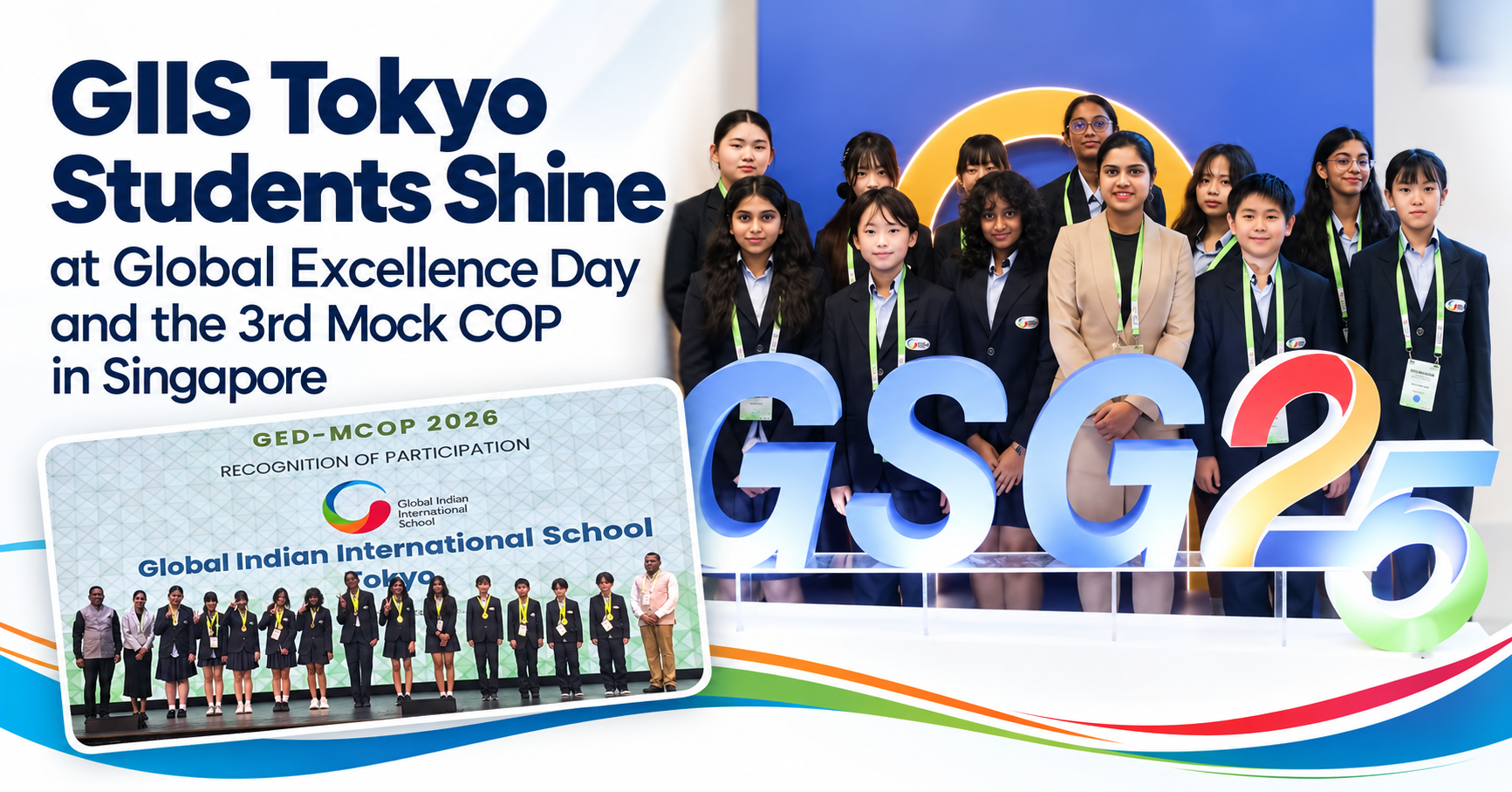 GIIS Tokyo Brings Home Gold from Global Excellence Day and Mock COP 2026