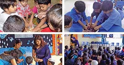 Messy Day & Blue Day Celebration At Giis Indore