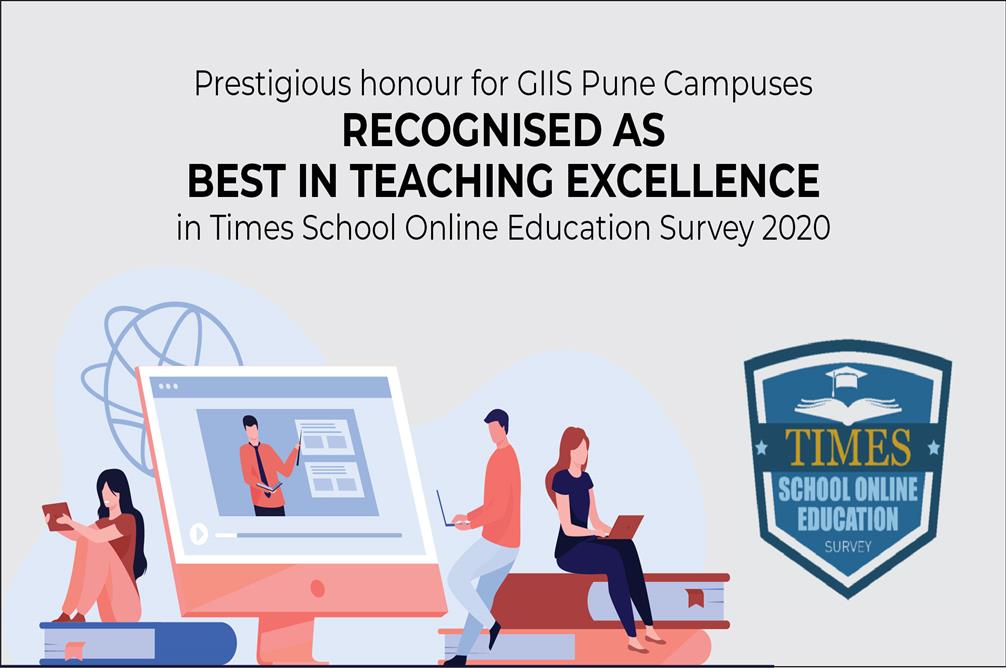 GIIS Pune Best in Teaching Excellence in Times School Online Education Survey