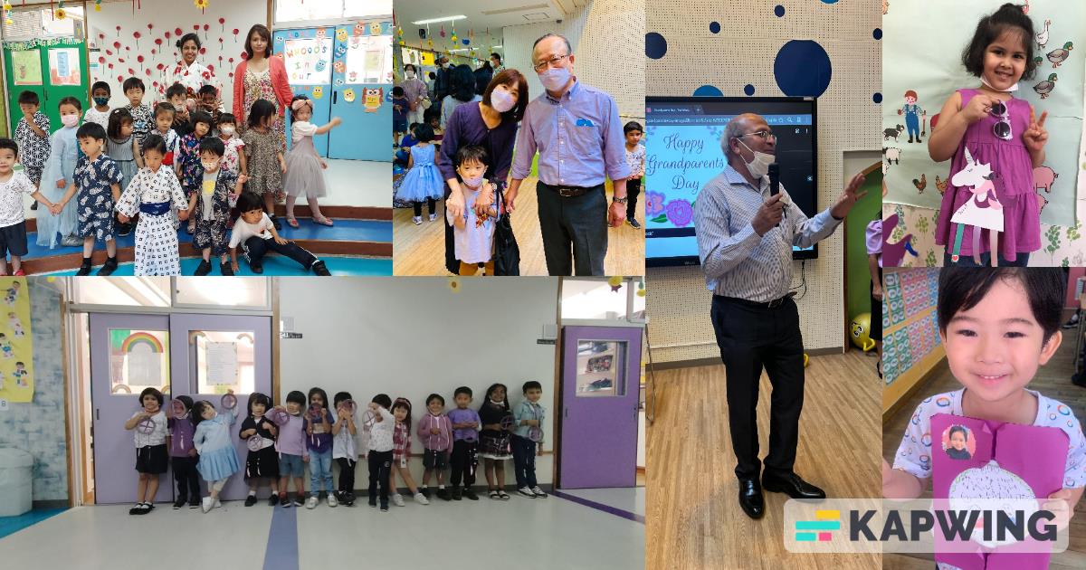 GIIS Students celebrate Grandparents Day as Purple Day 