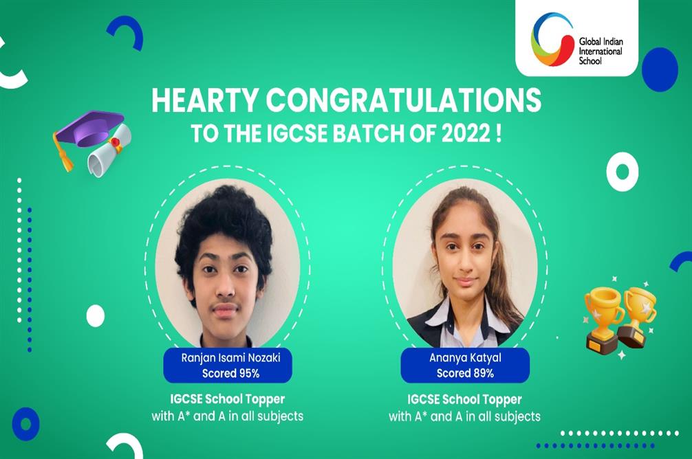 GIIS Tokyo students pass the IGCSE 2022  results with flying colours