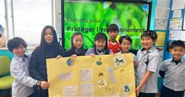 GIIS Tokyo students pledge for a better planet with the Environment Project in French 