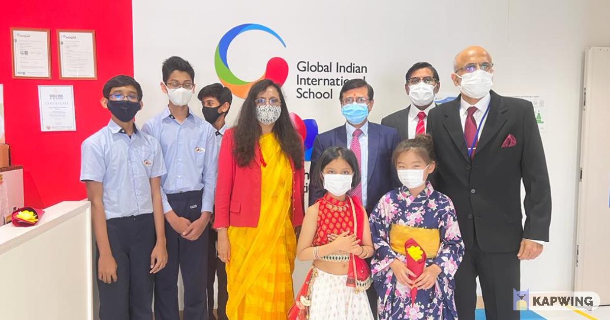 Global Indian International School Tokyo, in collaboration with the Indian Embassy