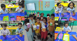 Kindergarten Students Celebrate Pongal with DIY Pot Painting