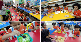 Kindergarten Students Master Healthy Living