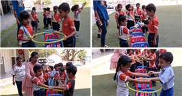 Kindergarteners Master Teamwork Through Structured Play