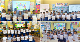 Mastering the Art of Penmanship: Grades 1 and 2 Showcase Their Skills