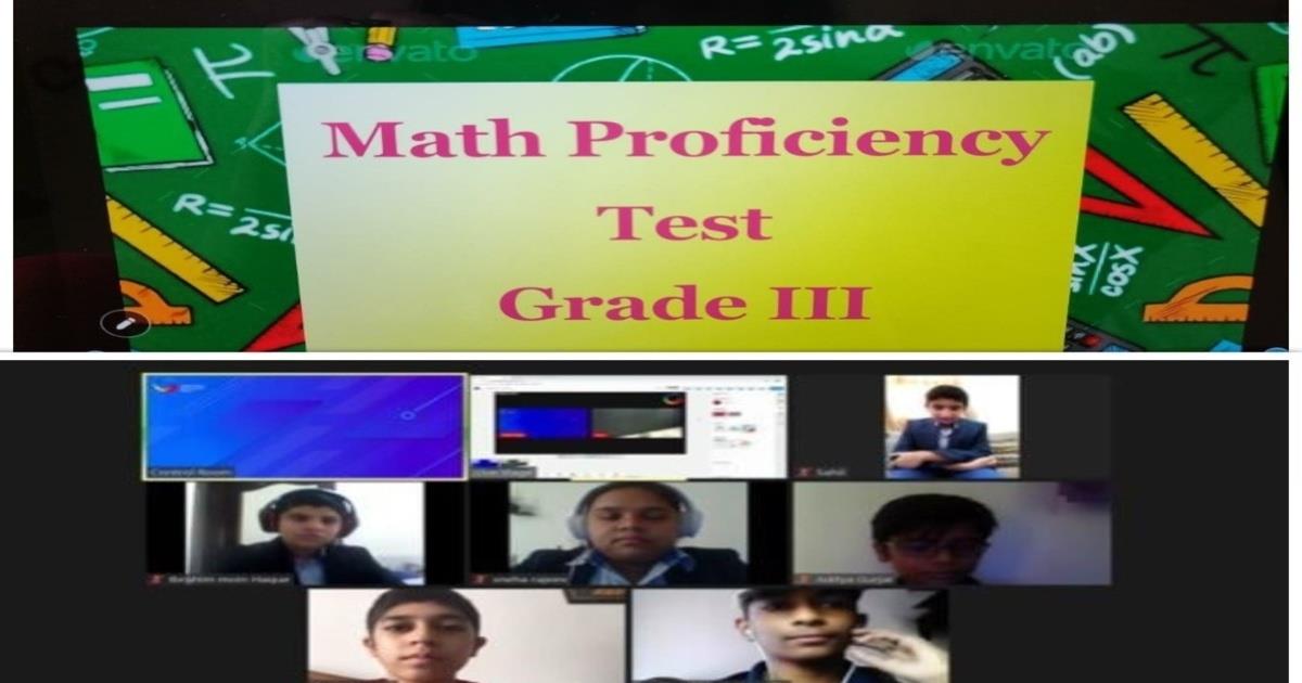 Maths Proficiency Test Conducted To Improve Student Performance