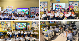 Unleashing Linguistic Prowess: Standard 1 & 2 Students Shine at the Inter-House Word Weaver Activity