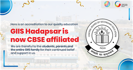 With senior secondary CBSE affiliation, GIIS Hadapsar embraces new horizons