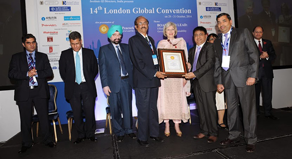 Golden Peacock Innovation Management Award by IOD