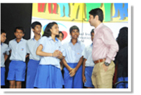 Olympic Gold Medallist Abhinav Bindra creates waves at GIIS