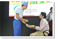 Olympic Gold Medallist Abhinav Bindra creates waves at GIIS