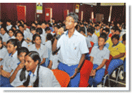 Olympic Gold Medallist Abhinav Bindra creates waves at GIIS