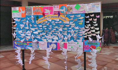 Crane - making activity to commemorate Sadako Sasaki